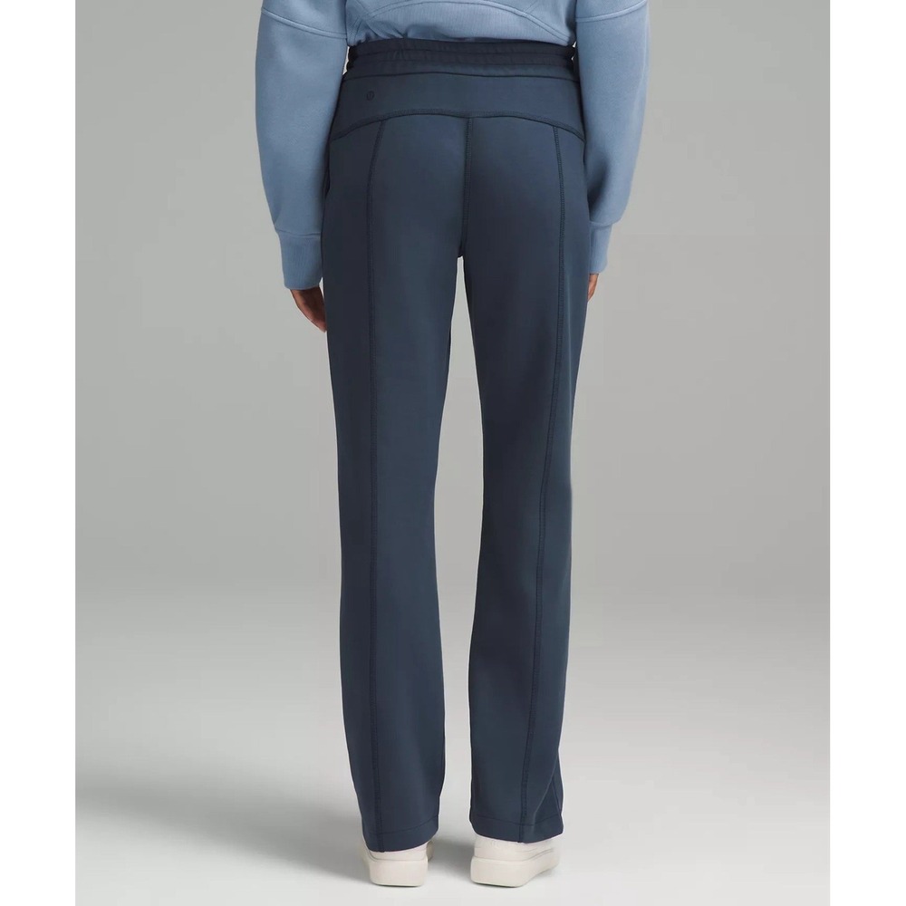 Lululemon Softstreme High-Rise Straight-Leg Pant Blue Navy Size 10 - Picture 2 of 12